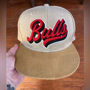 Chicago Bulls Ultra Game NBA Brown Snapback Baseball Trucker Cap